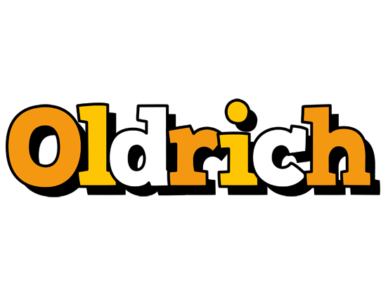 Oldrich cartoon logo
