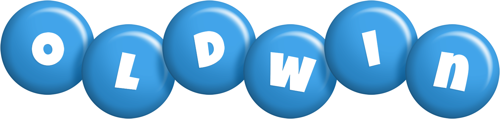 Oldwin candy-blue logo