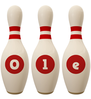 Ole bowling-pin logo