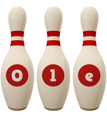 Ole bowling-pin logo