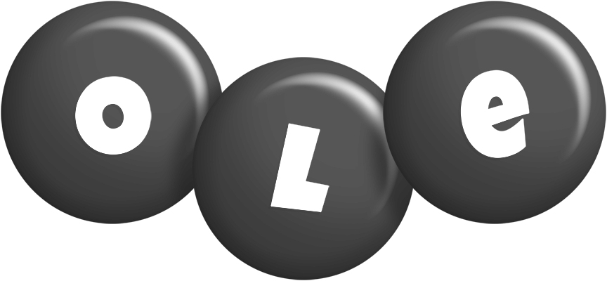 Ole candy-black logo