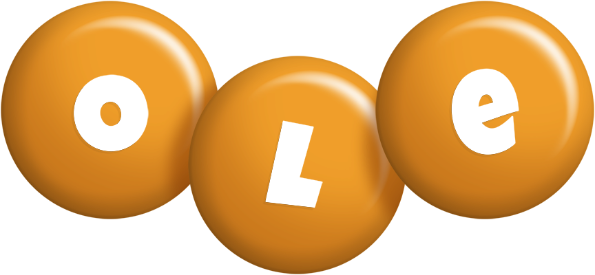 Ole candy-orange logo