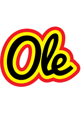 Ole flaming logo