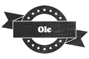 Ole grunge logo