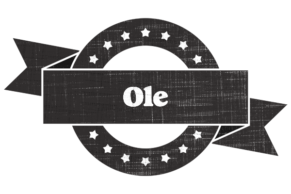 Ole grunge logo