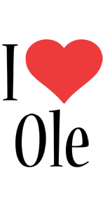 Ole i-love logo