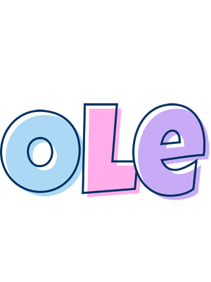 Ole pastel logo