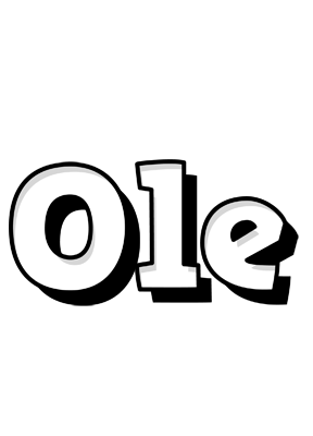 Ole snowing logo