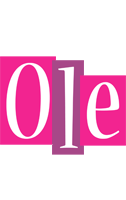 Ole whine logo