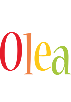 Olea birthday logo