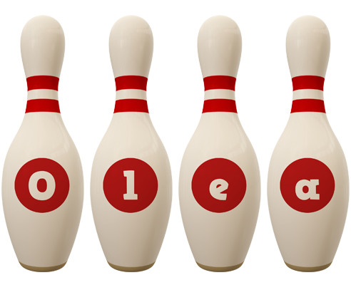 Olea bowling-pin logo