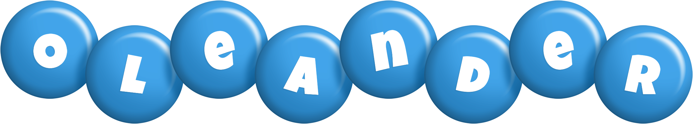 Oleander candy-blue logo
