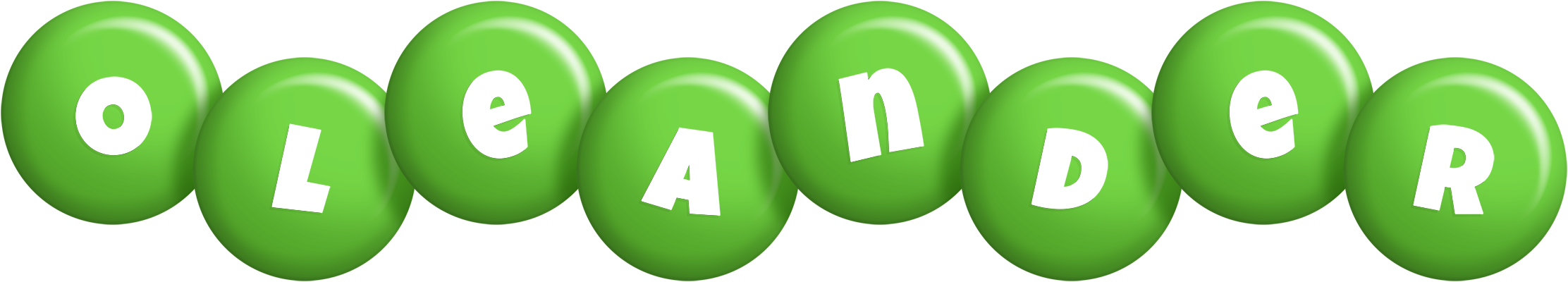 Oleander candy-green logo