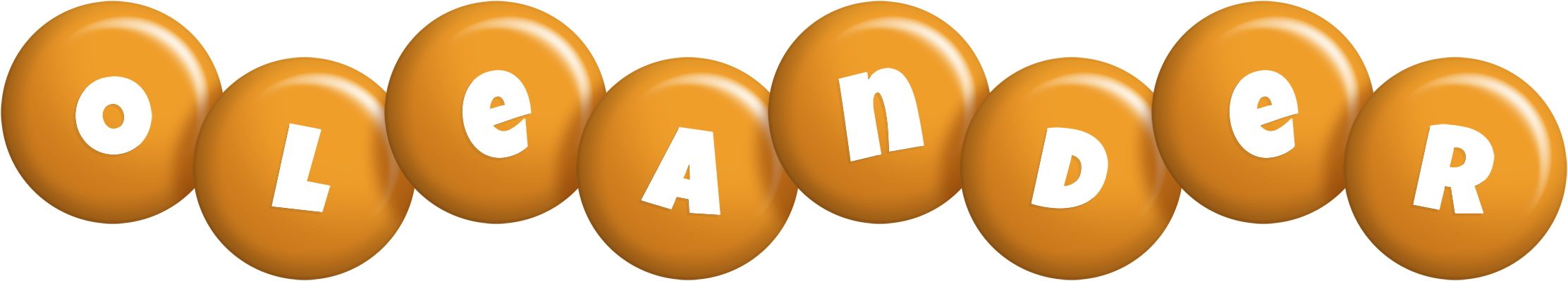 Oleander candy-orange logo