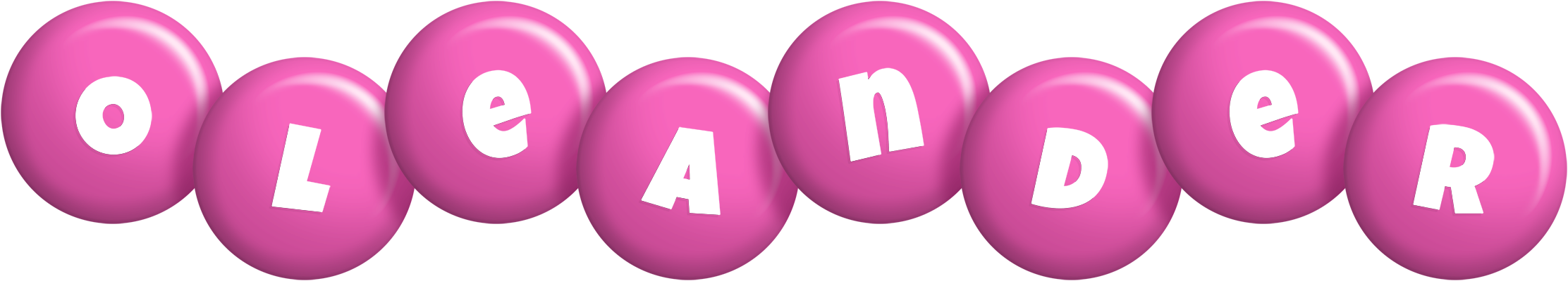 Oleander candy-pink logo