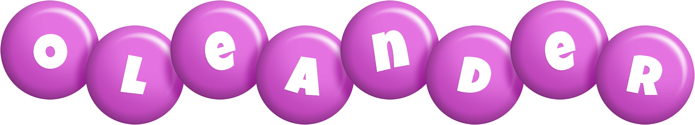 Oleander candy-purple logo