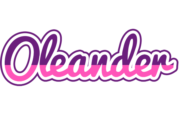 Oleander cheerful logo
