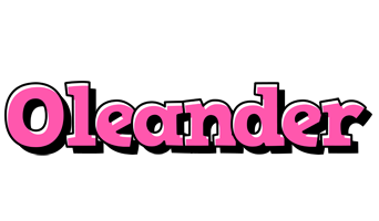 Oleander girlish logo