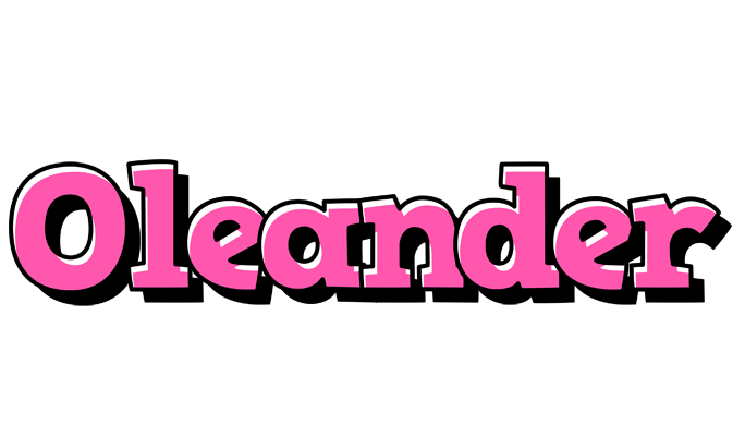 Oleander girlish logo