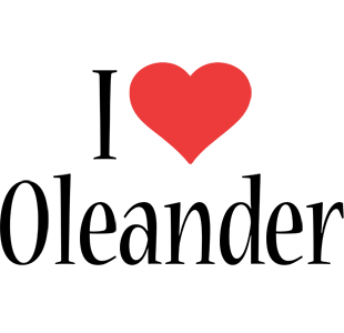 Oleander i-love logo