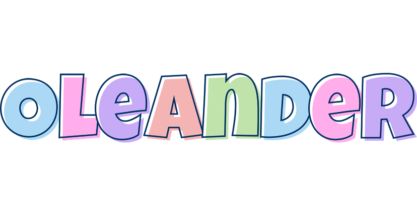 Oleander pastel logo