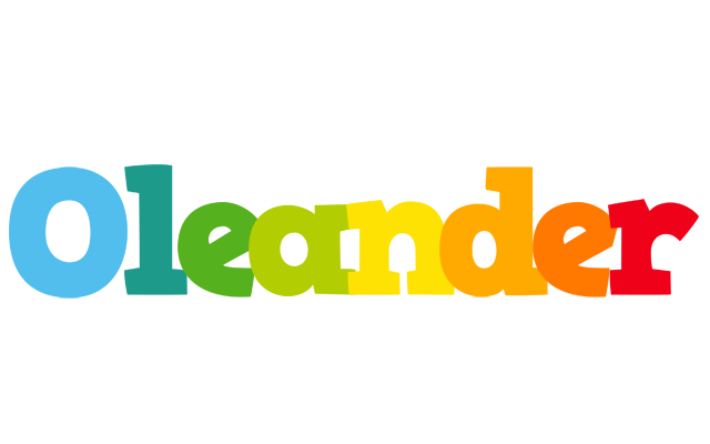 Oleander rainbows logo