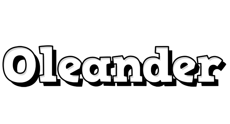 Oleander snowing logo