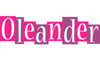 Oleander whine logo