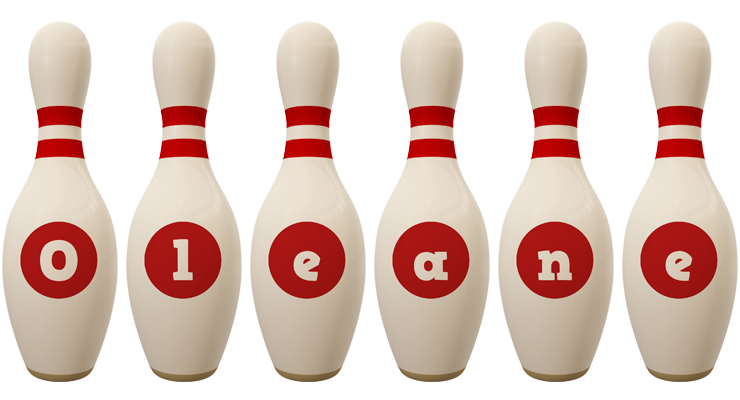 Oleane bowling-pin logo