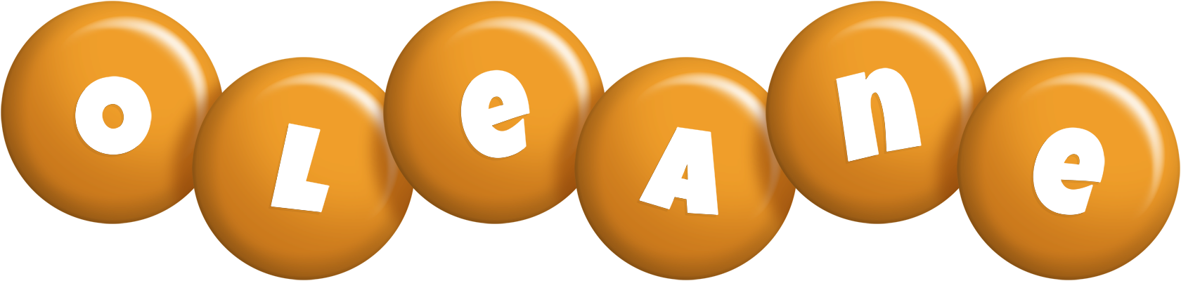 Oleane candy-orange logo