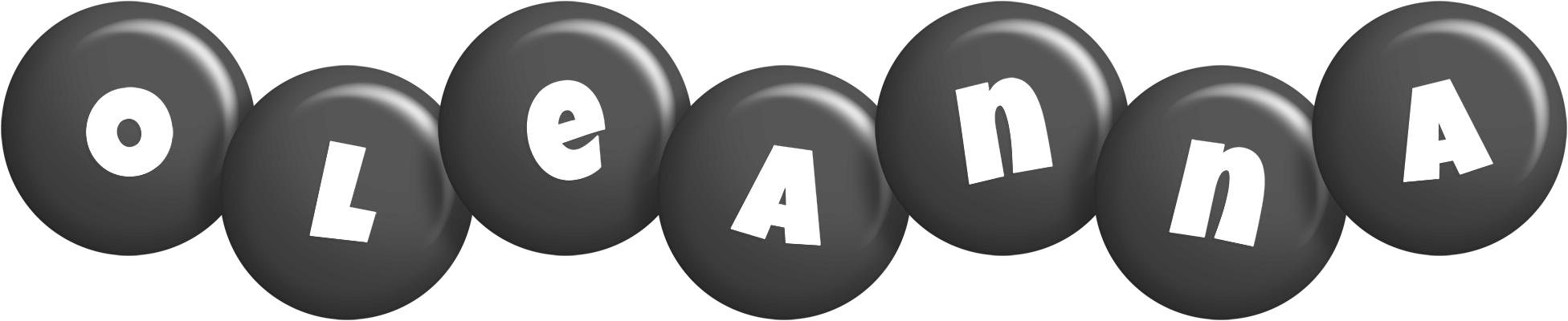 Oleanna candy-black logo
