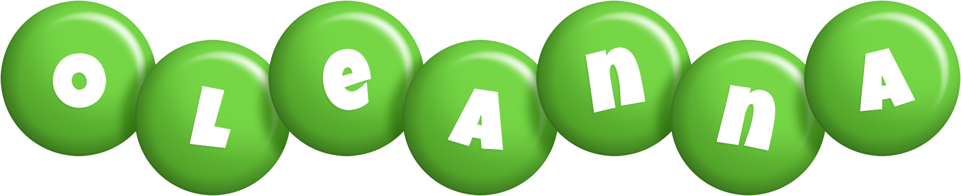 Oleanna candy-green logo