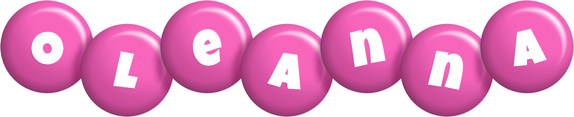 Oleanna candy-pink logo