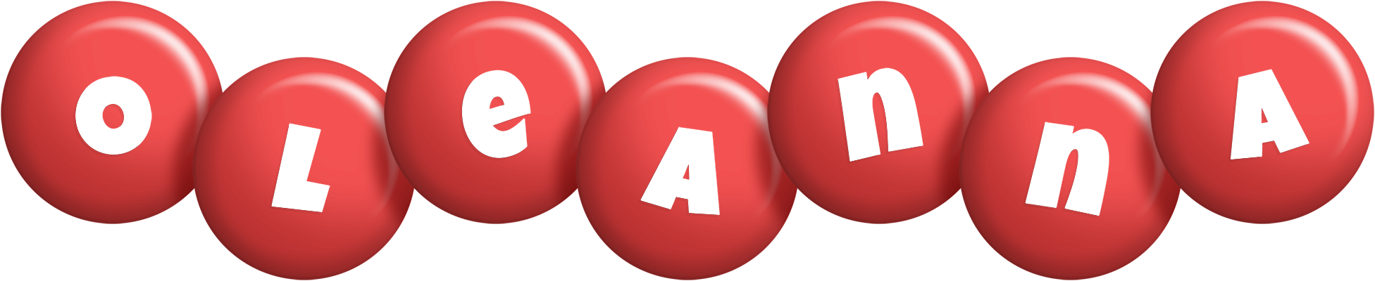 Oleanna candy-red logo