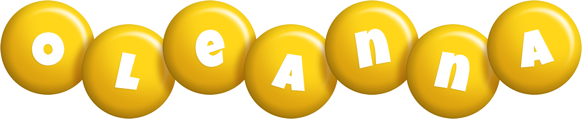 Oleanna candy-yellow logo