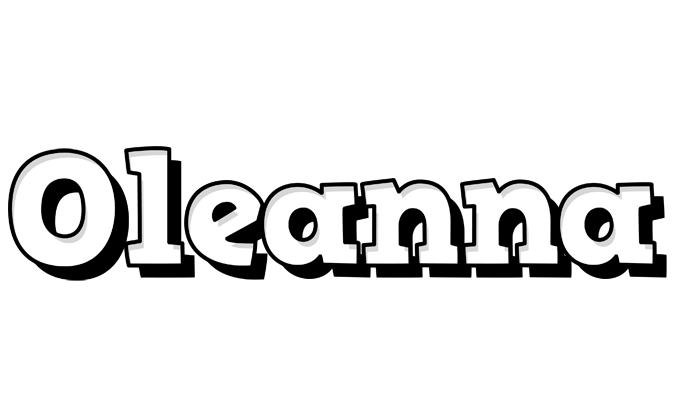 Oleanna snowing logo