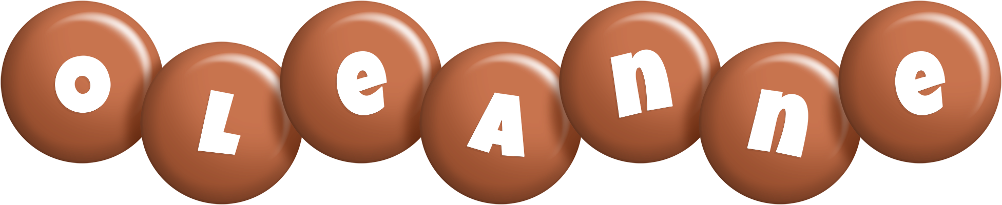 Oleanne candy-brown logo