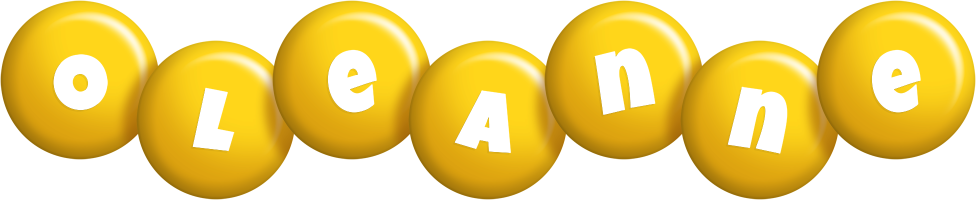 Oleanne candy-yellow logo