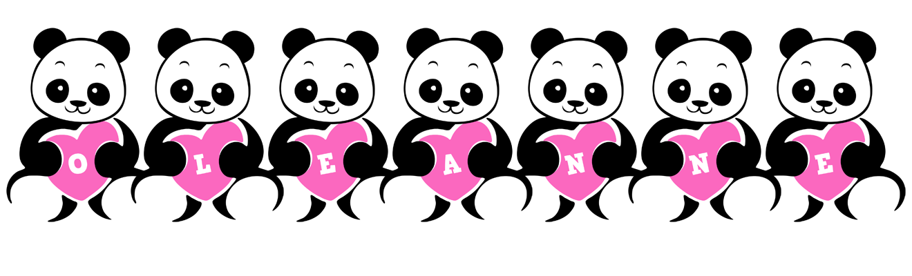 Oleanne love-panda logo