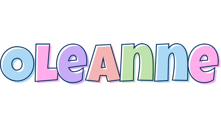 Oleanne pastel logo