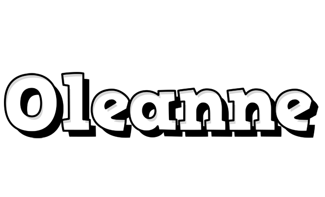 Oleanne snowing logo