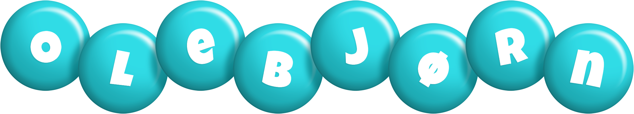 Olebjørn candy-azur logo