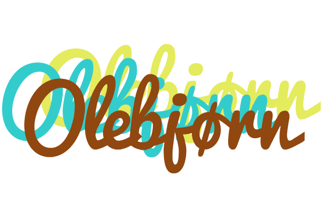 Olebjørn cupcake logo