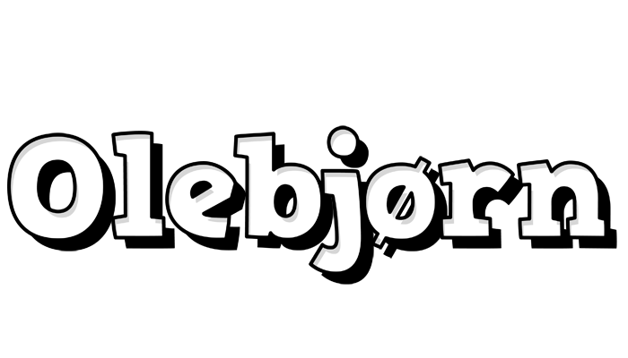 Olebjørn snowing logo