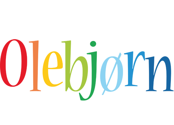 Olebjørn birthday logo
