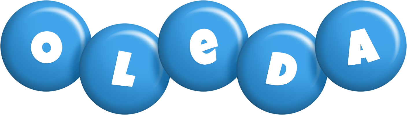 Oleda candy-blue logo
