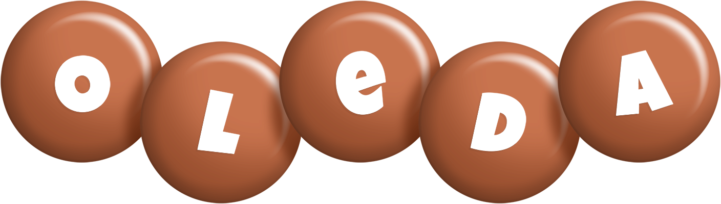 Oleda candy-brown logo