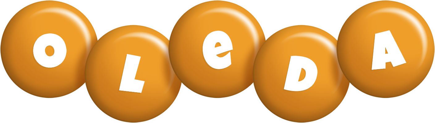 Oleda candy-orange logo
