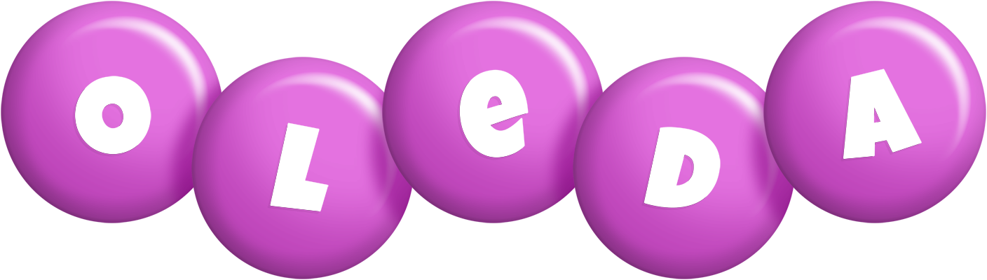 Oleda candy-purple logo