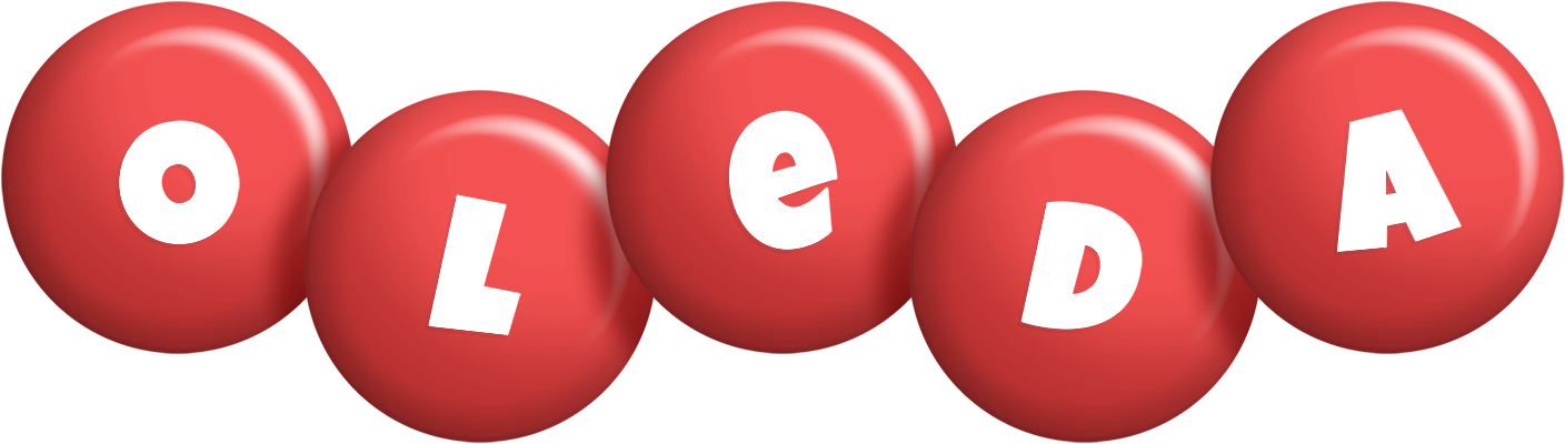 Oleda candy-red logo